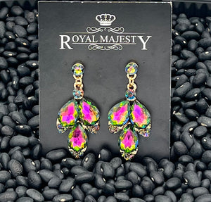 Multicolor Crystal Earrings